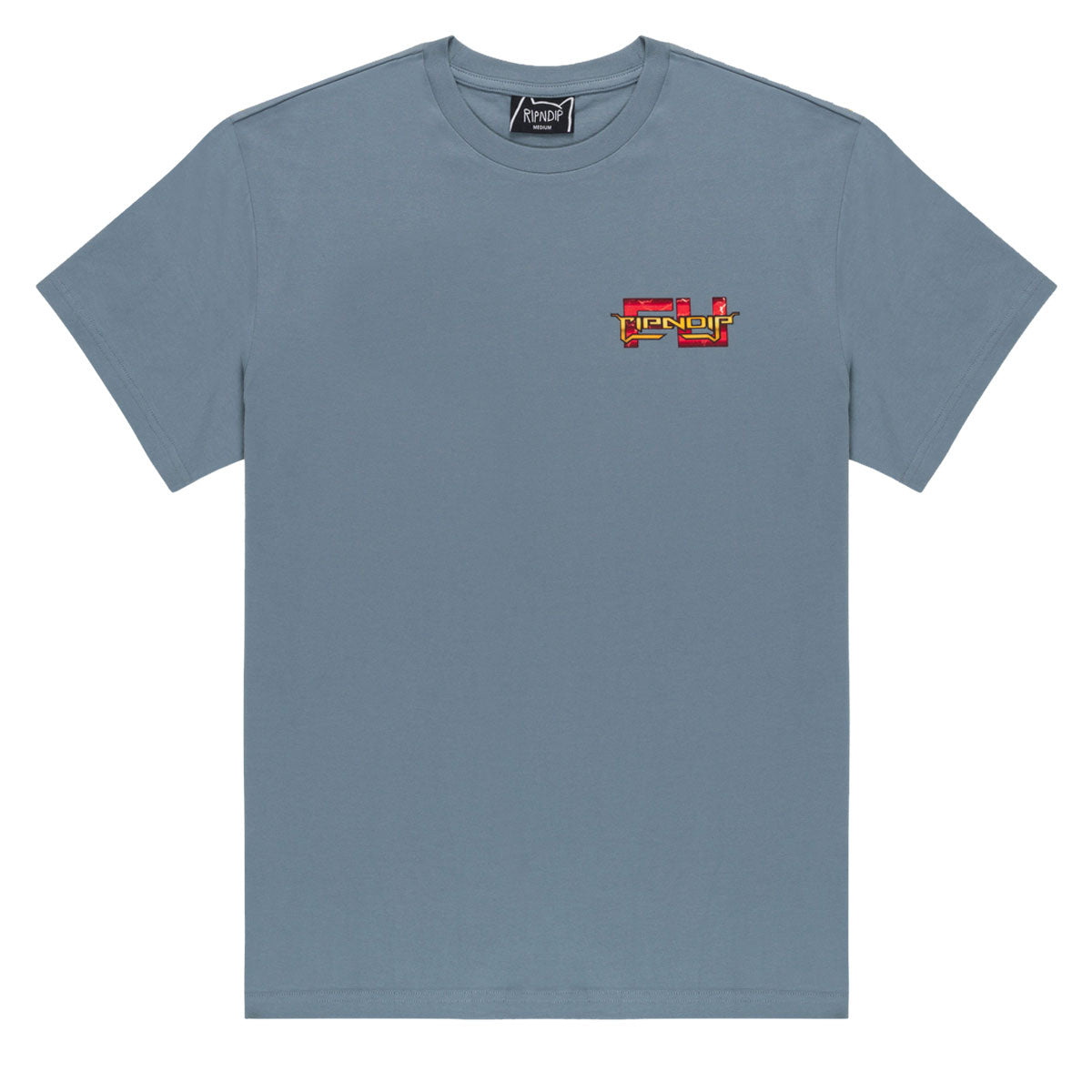 RIPNDIP Fight T-Shirt - Dusty Slate image 2