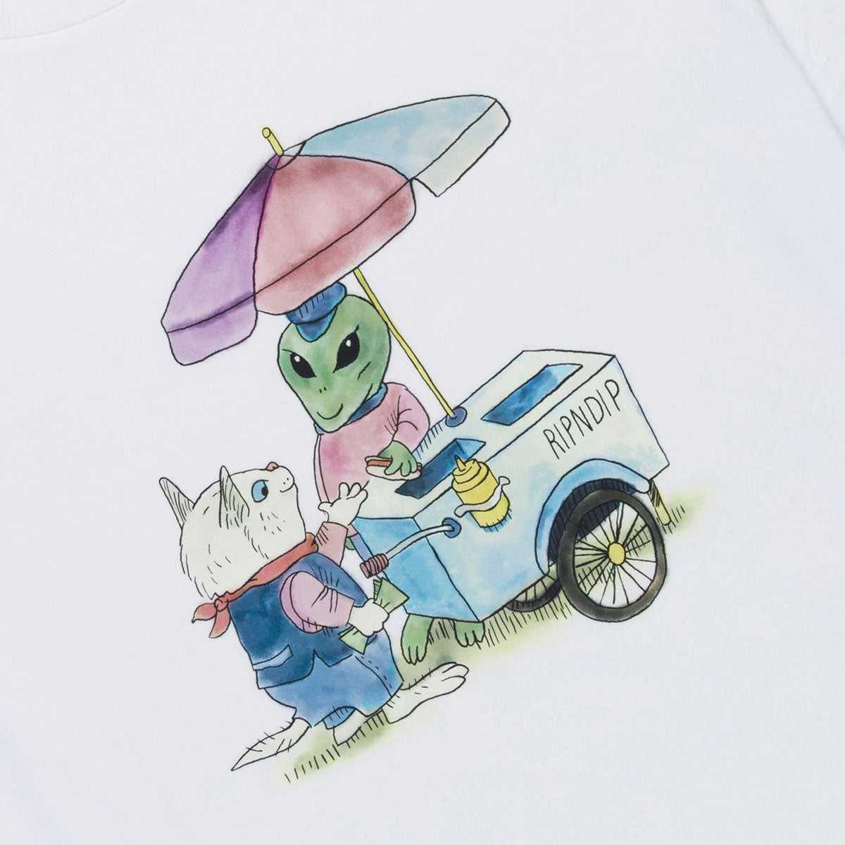 RIPNDIP Nerm Frios T-Shirt - White image 2