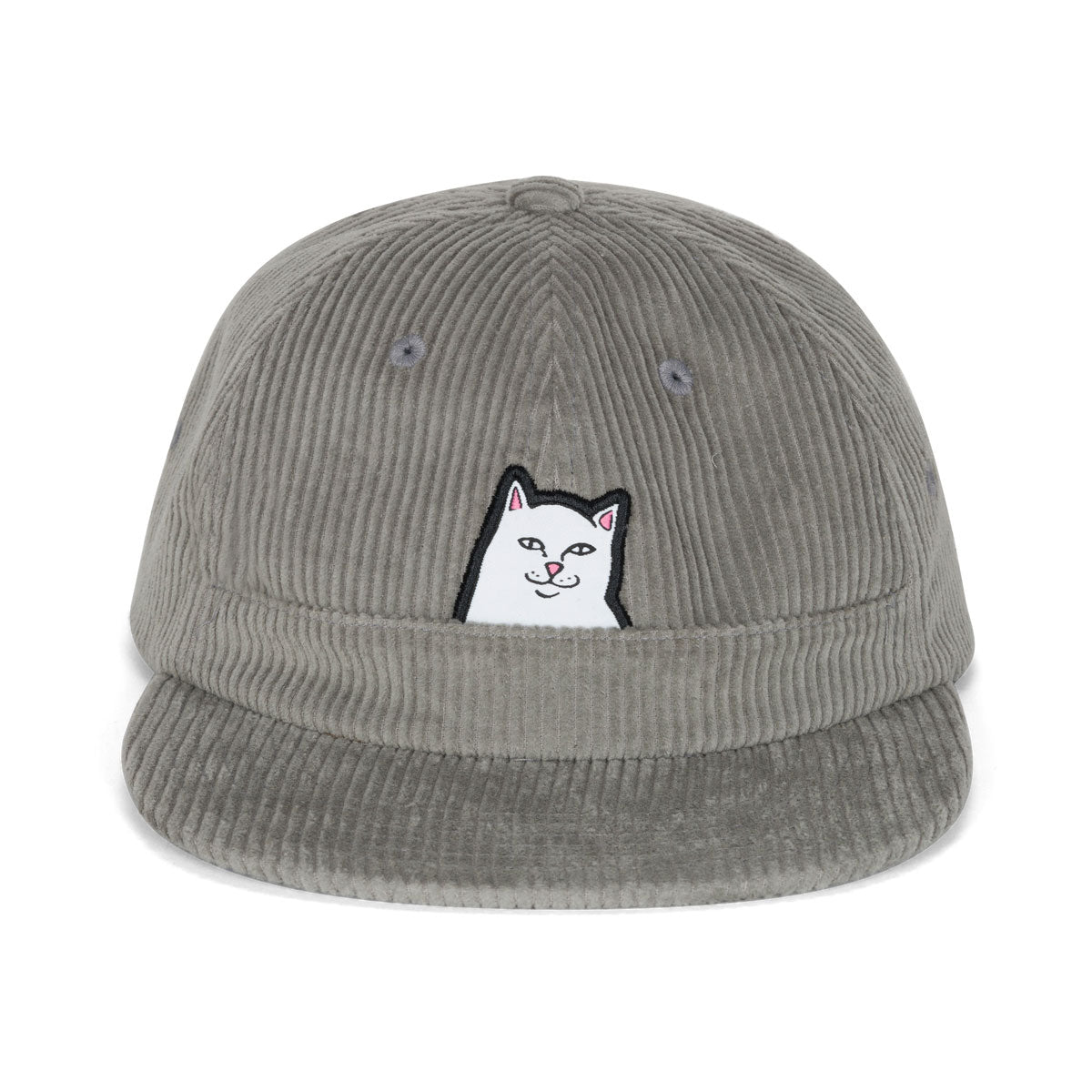 RIPNDIP Lord Nermal Corduroy Snapback Hat - Charcoal image 3