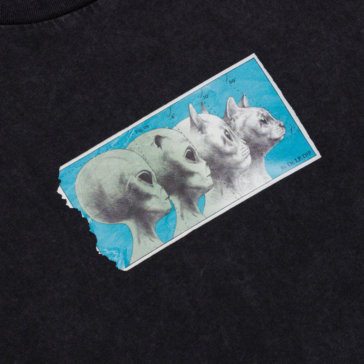 RIPNDIP Nerm Geo T-Shirt - Black Vintage Wash image 4