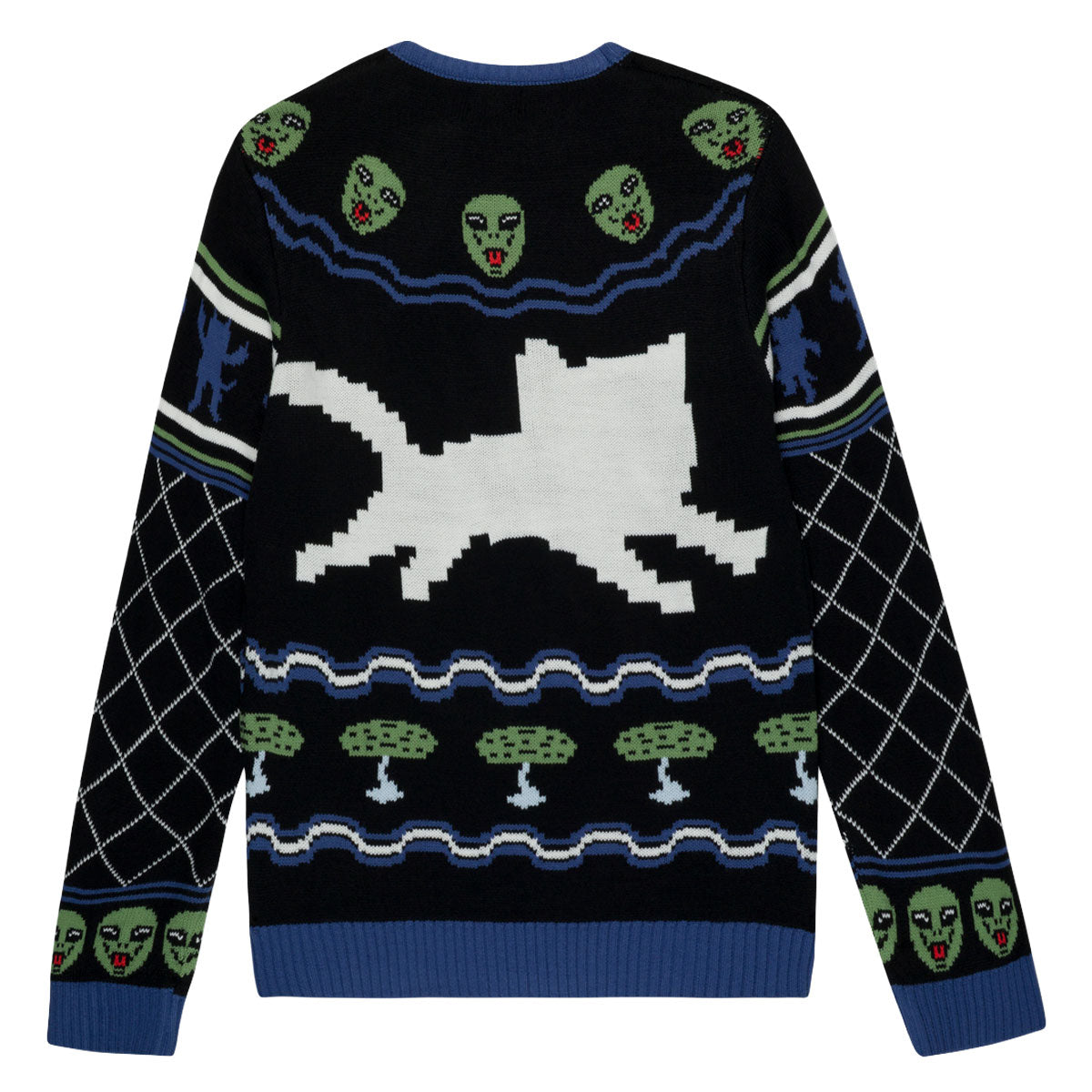 RIPNDIP Out Of This World Knit Sweater - Black image 3