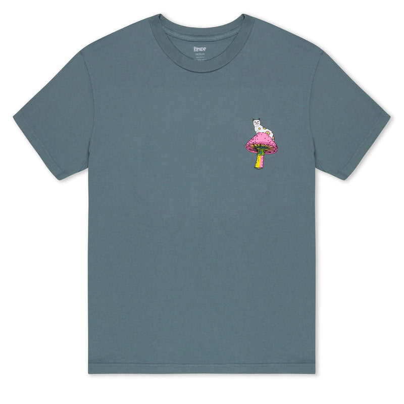RIPNDIP Psychedelic T-Shirt - Light Charcoal