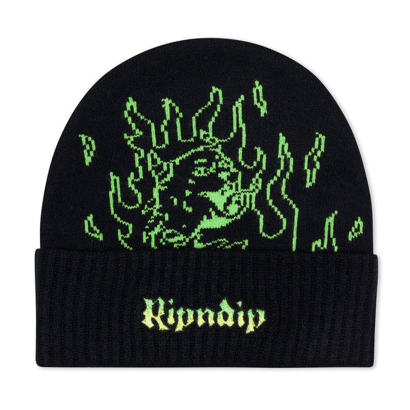 RIPNDIP Horntail Beanie - Black