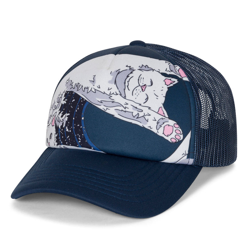 RIPNDIP Great Wave Trucker Hat - Slate