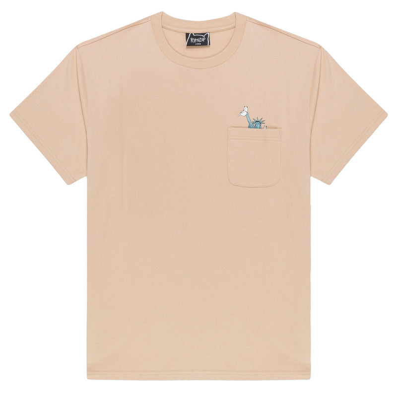 RIPNDIP Liberty Pocket T-Shirt - Almond