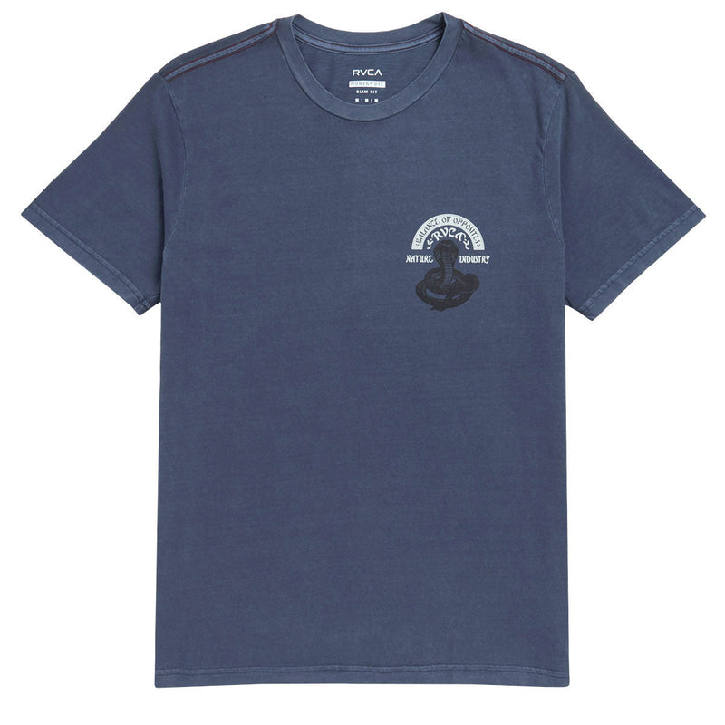 RVCA Snake Charmer T-Shirt - Moody Blue