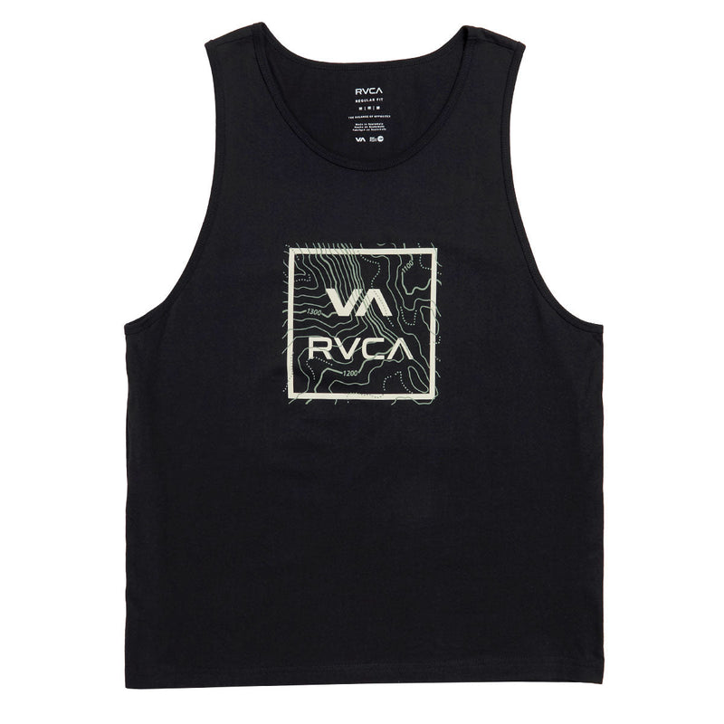 RVCA Topo Two Tank Top - Black