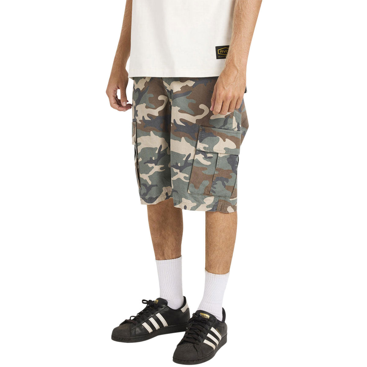 RVCA Dayshift Cargo Shorts - Vintage Woodland image 5