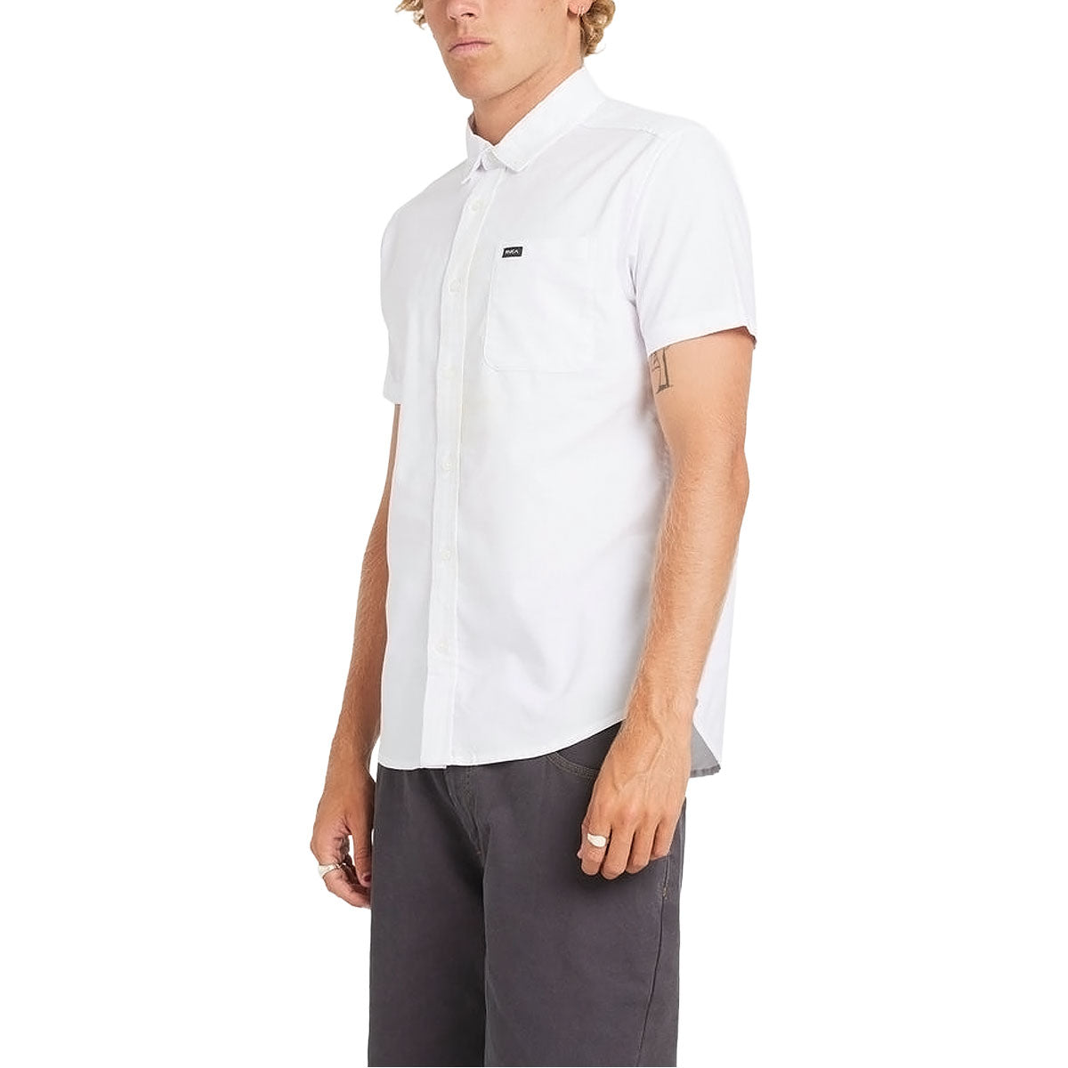 RVCA Thatll Do Stretch Shirt - White 2025 image 3