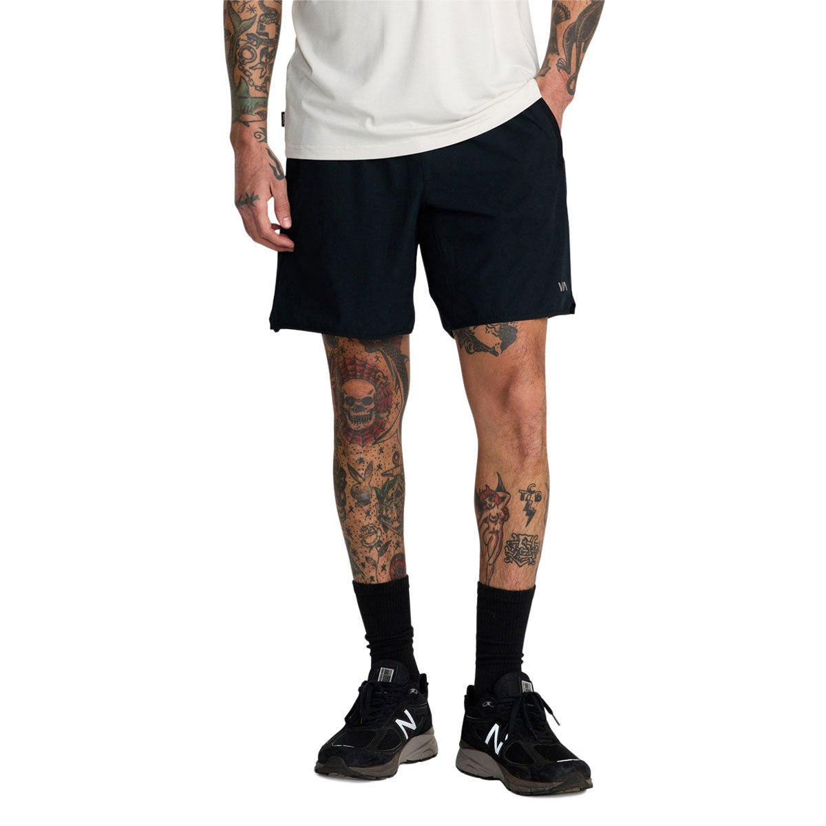 RVCA Yogger Stretch 17 Shorts - Black image 3