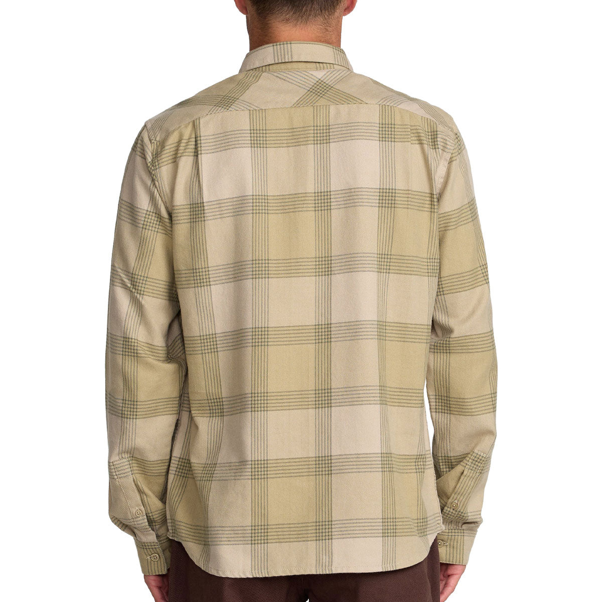 RVCA Thatll Work Flannel Shirt - Light Khaki image 2