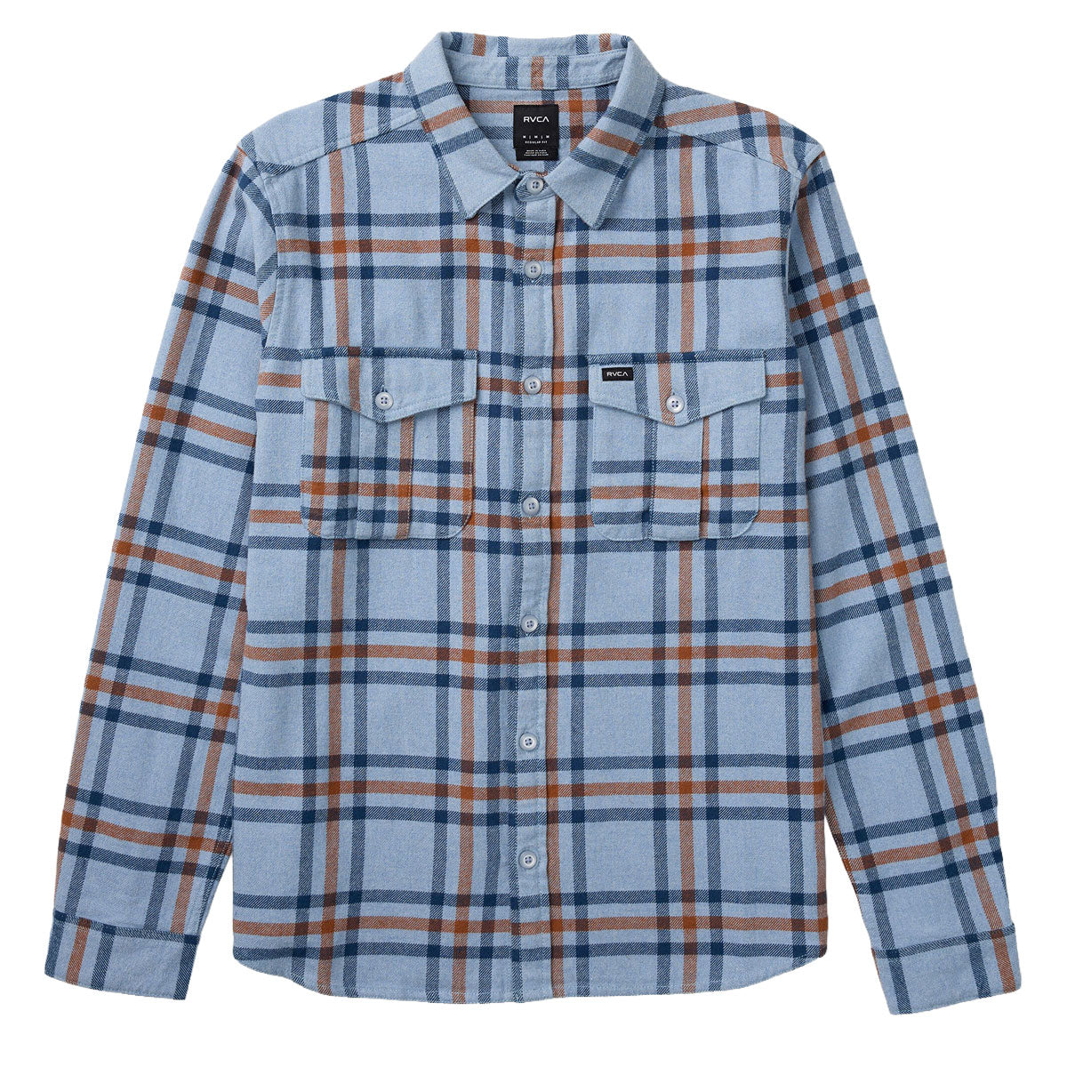 RVCA Hughes Flannel Shirt - Chambray image 5