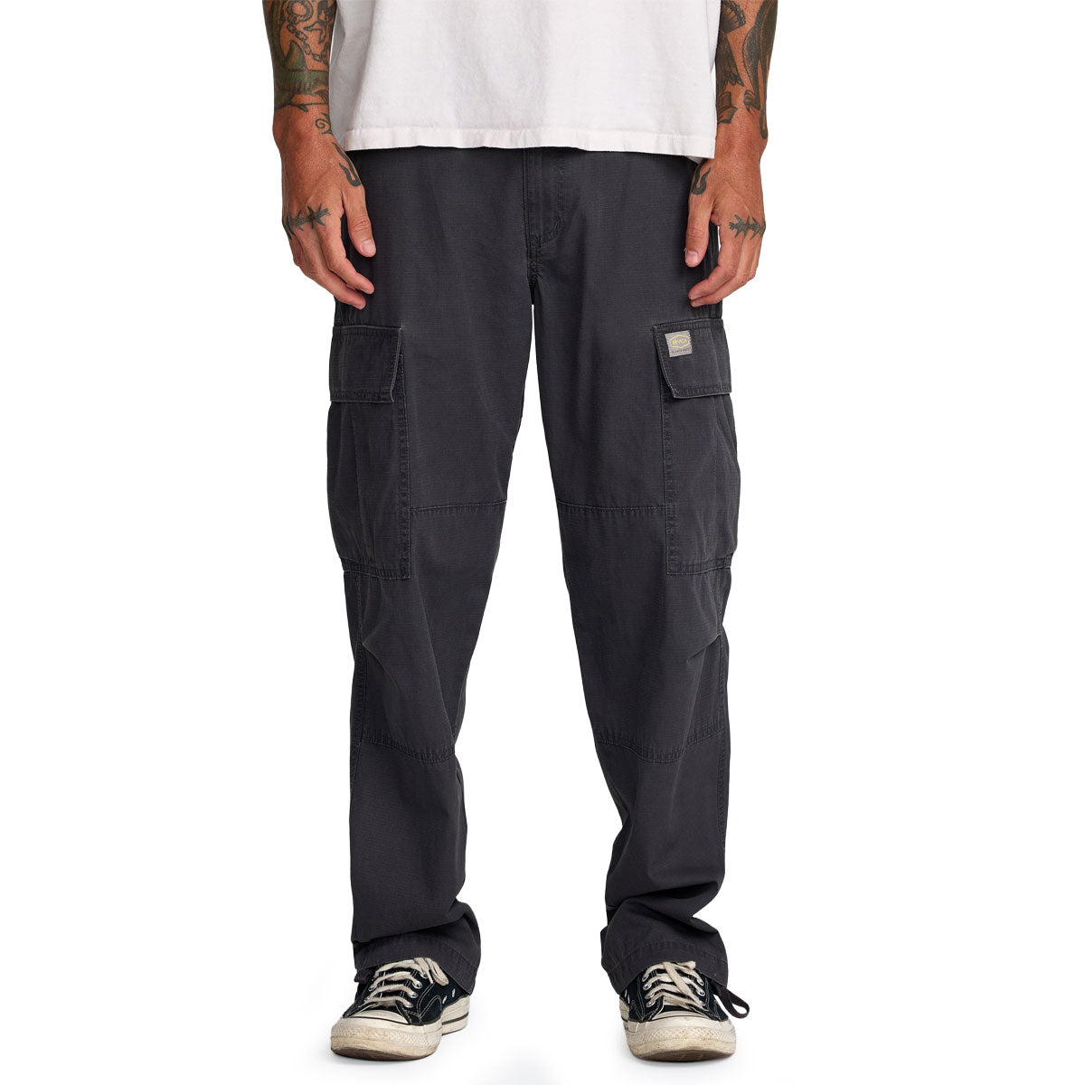 RVCA Dayshift Cargo Pants - Pirate Black image 1