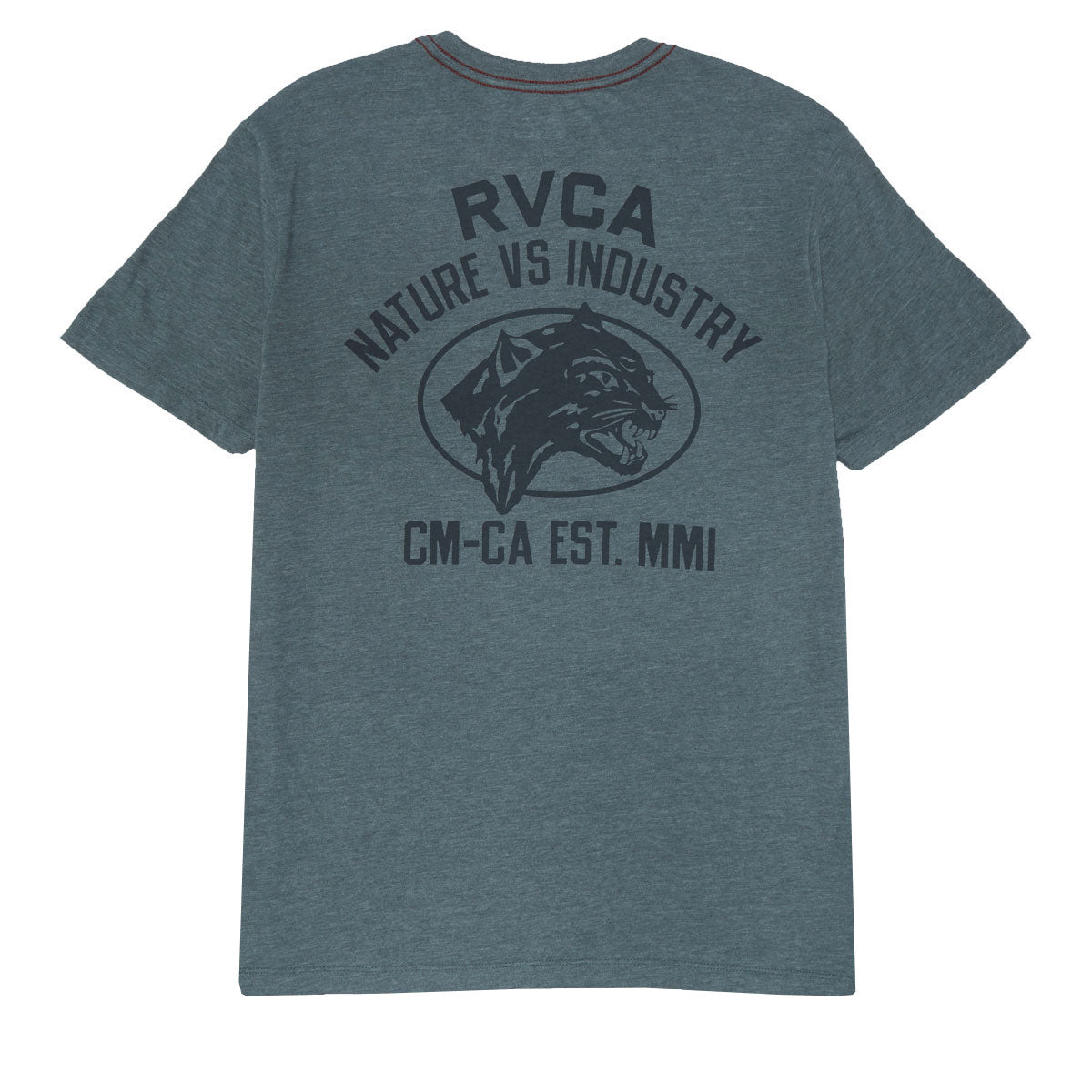 RVCA Sky Cat T-Shirt - Balsam Green image 1