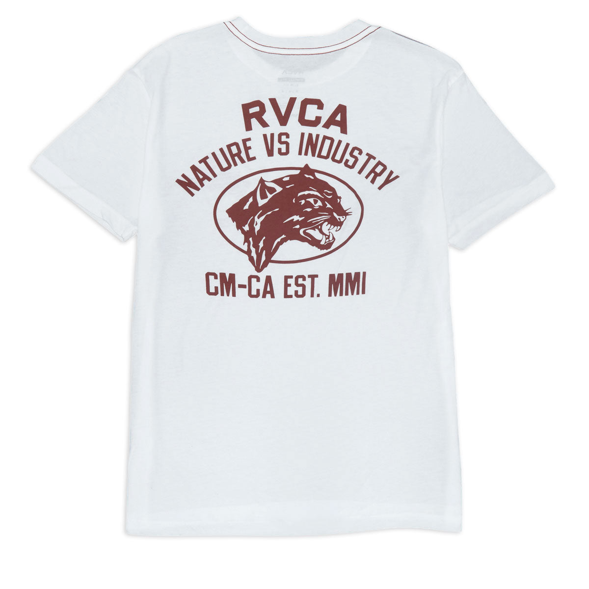RVCA Sky Cat T-Shirt - Antique White image 1