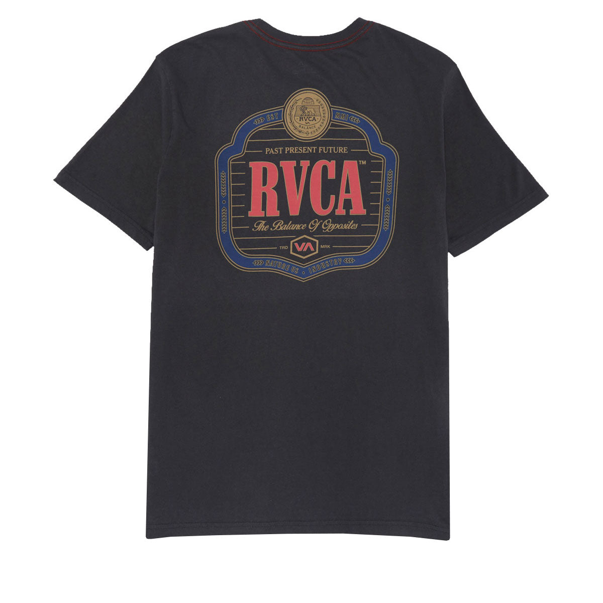 RVCA Philsner T-Shirt - Pirate Black image 1