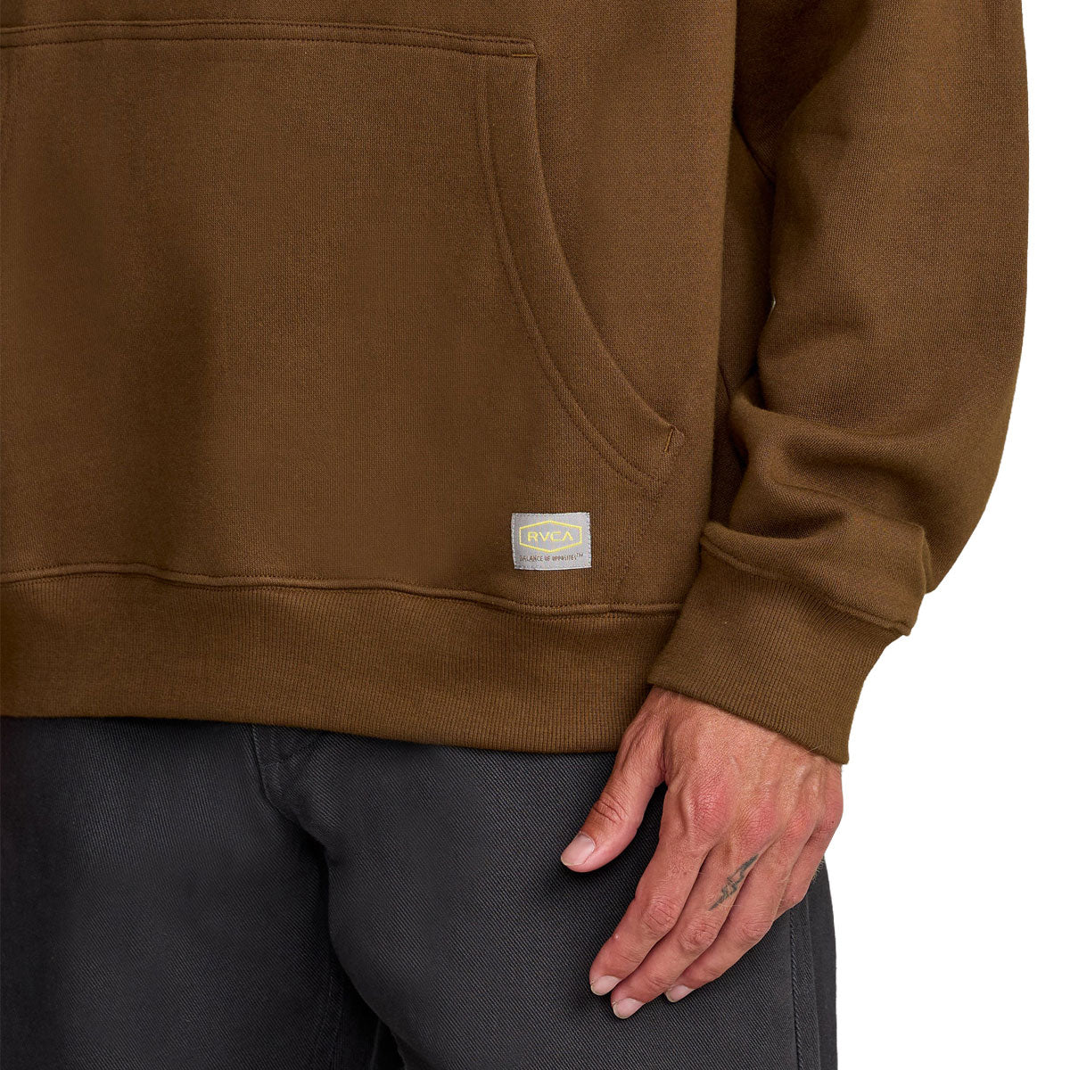 RVCA Dayshift Hoodie - Bombay Brown image 3