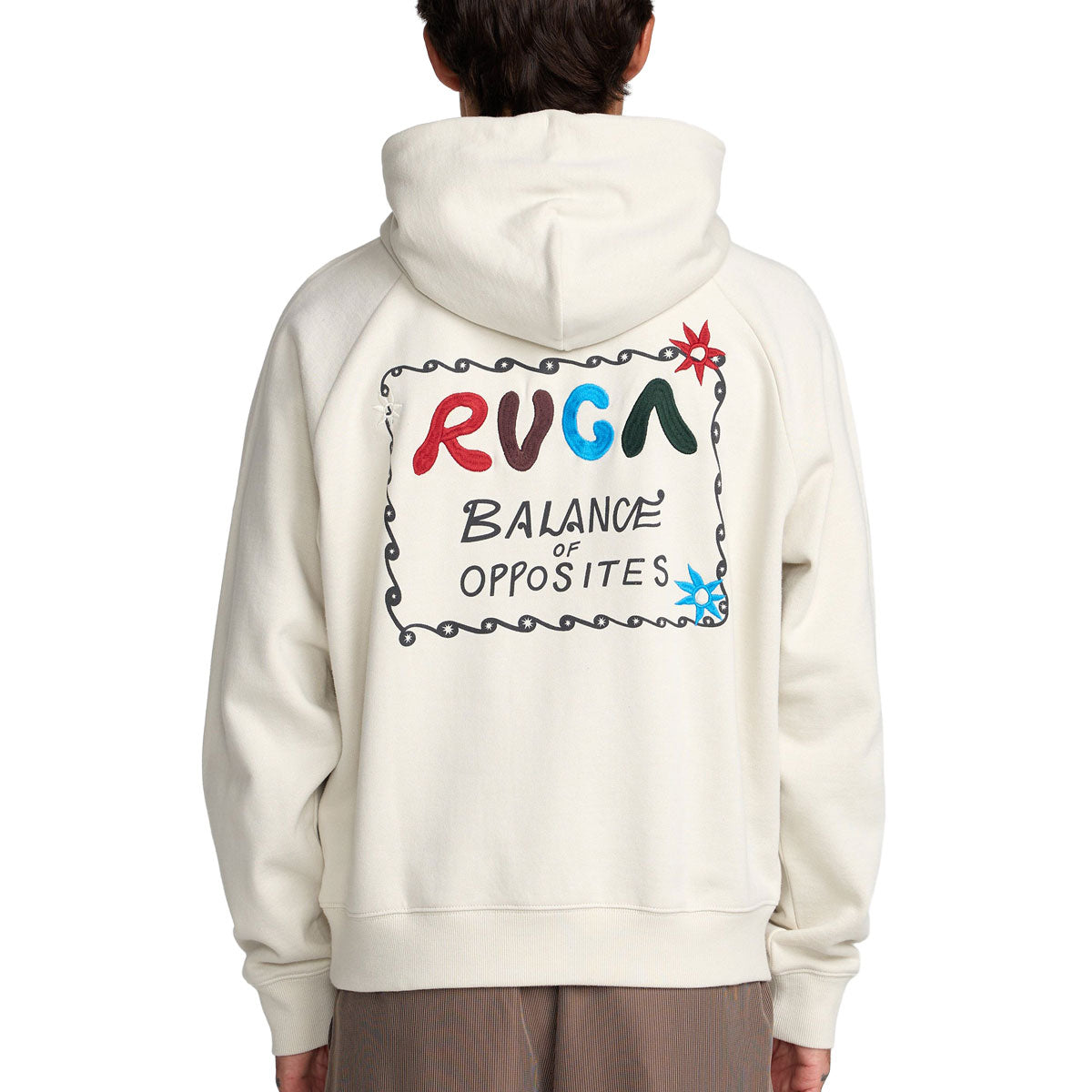 RVCA Mel G Flora Hoodie - Silver Bleach image 2