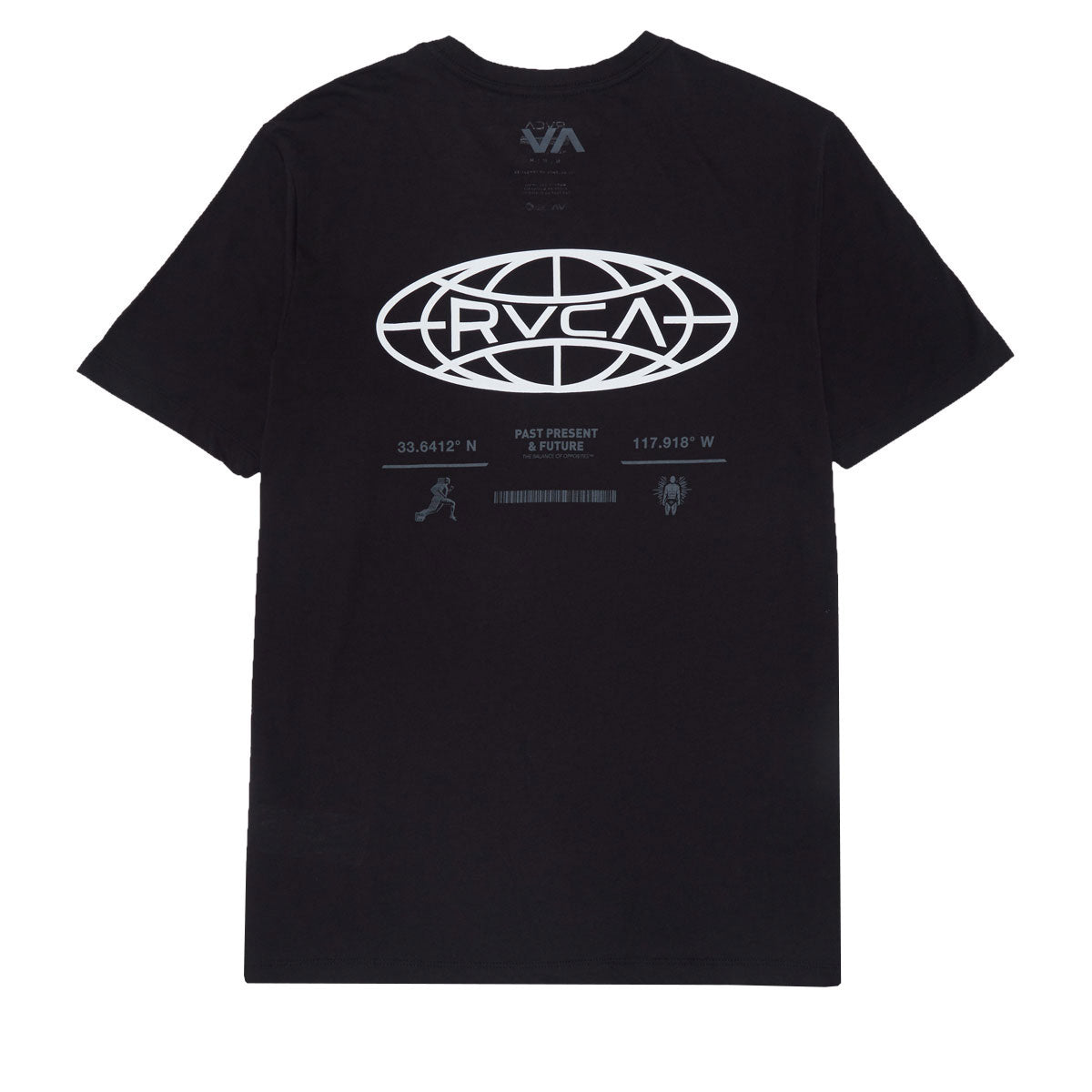 RVCA Va Wide Range T-Shirt - Black image 1