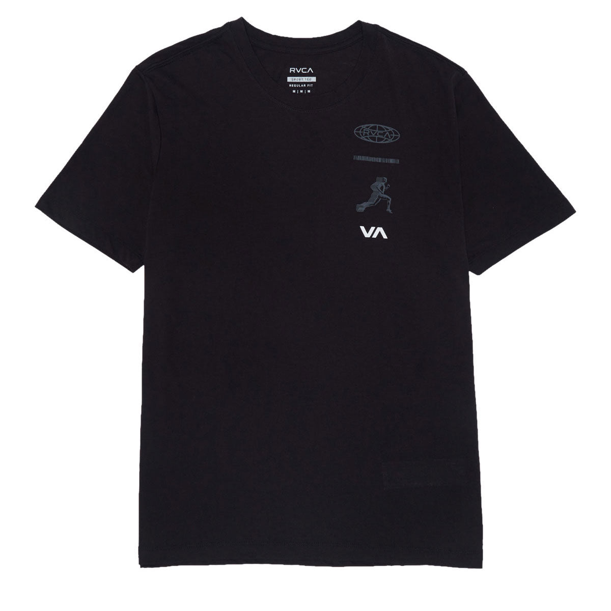 RVCA Va Wide Range T-Shirt - Black image 2