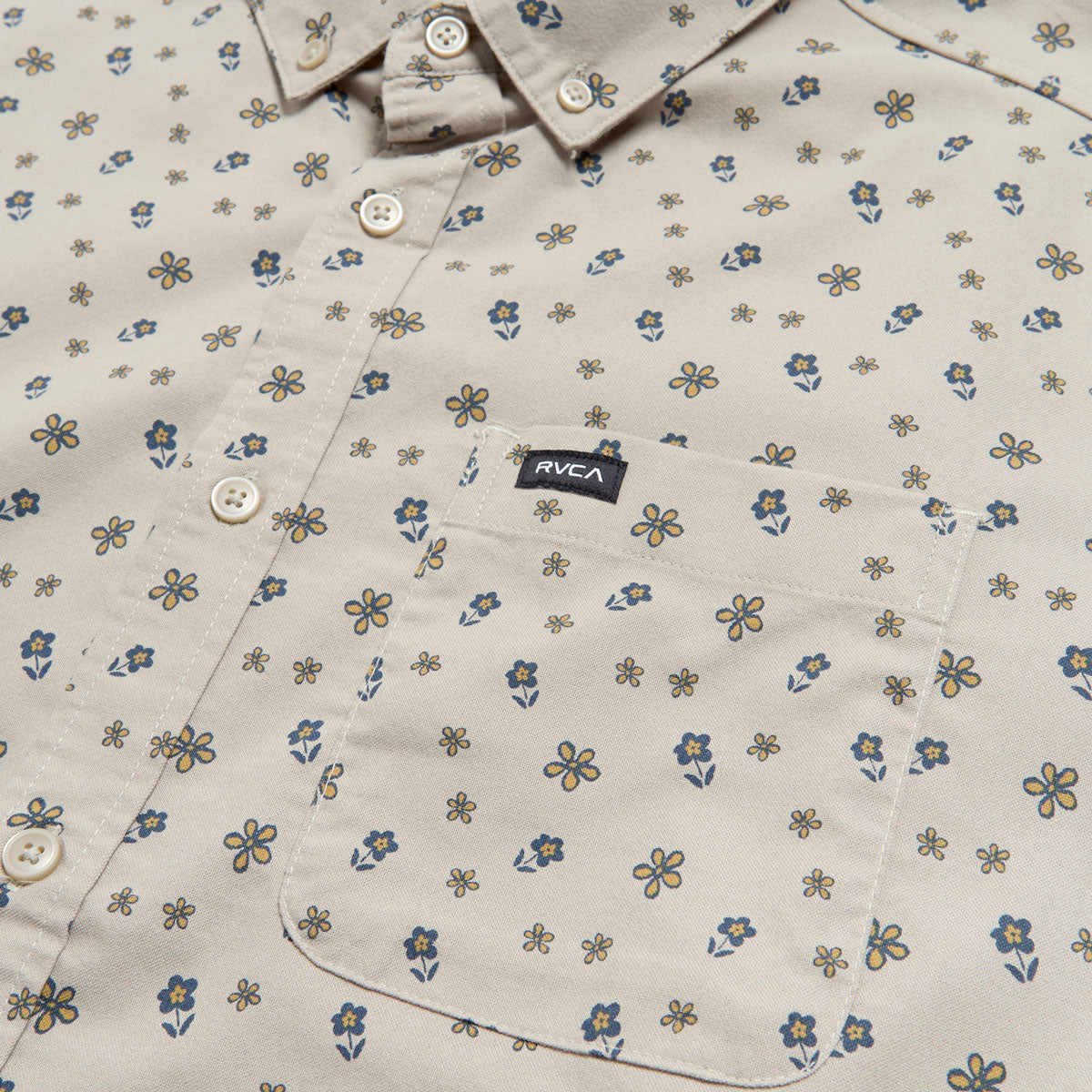 RVCA Thatll Do Print Shirt - Light Khaki image 3