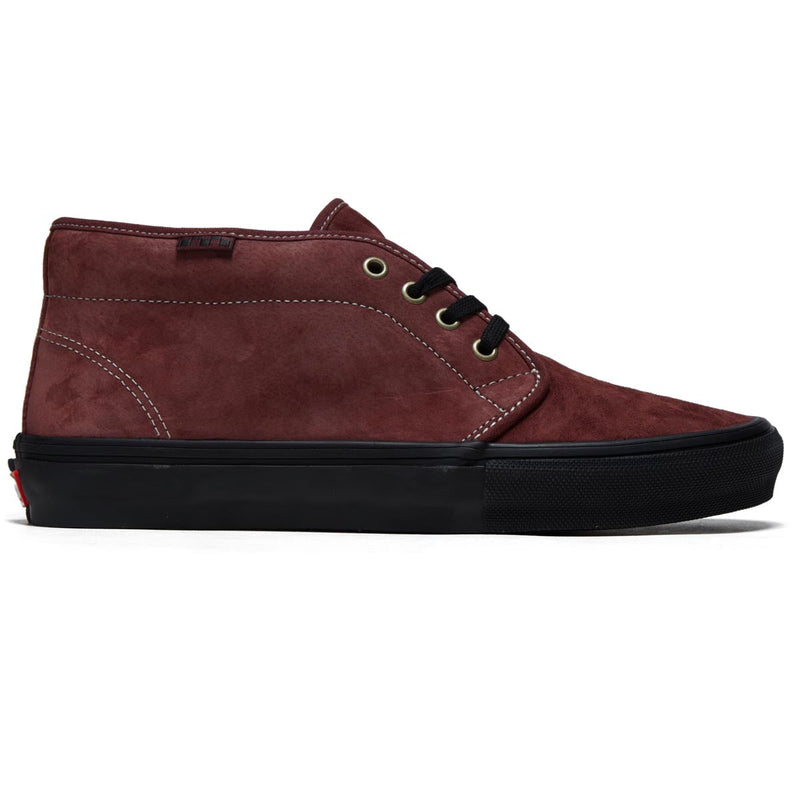 Vans Skate Chukka Shoes - Dark Red/Black