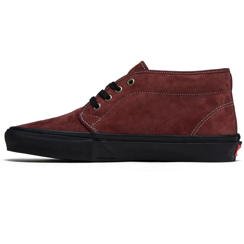 Vans Skate Chukka Shoes - Dark Red/Black