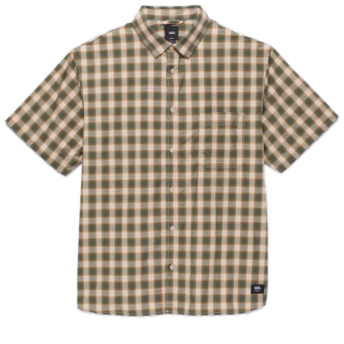 Vans Hadley Woven Shirt - Oatmeal/bistro Green image 4