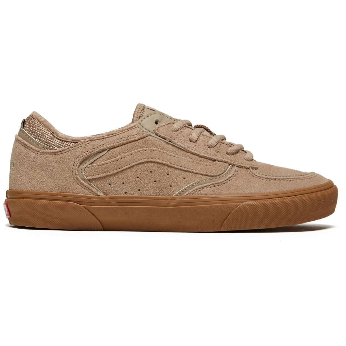 Vans Skate Rowley Shoes - Suede Tan/Gum image 1