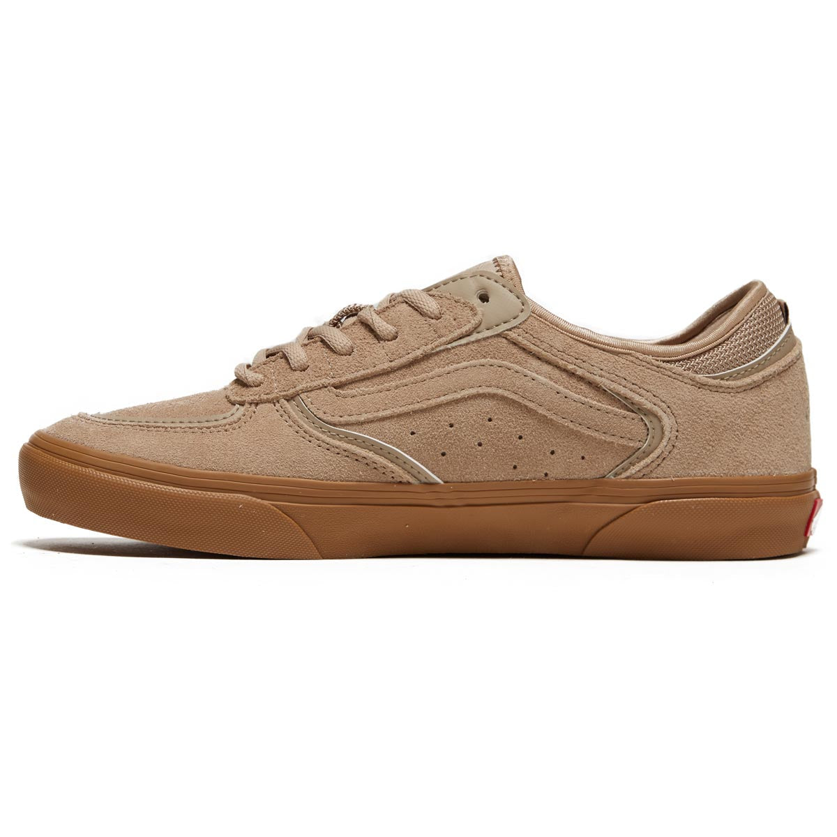 Vans Skate Rowley Shoes - Suede Tan/Gum image 2
