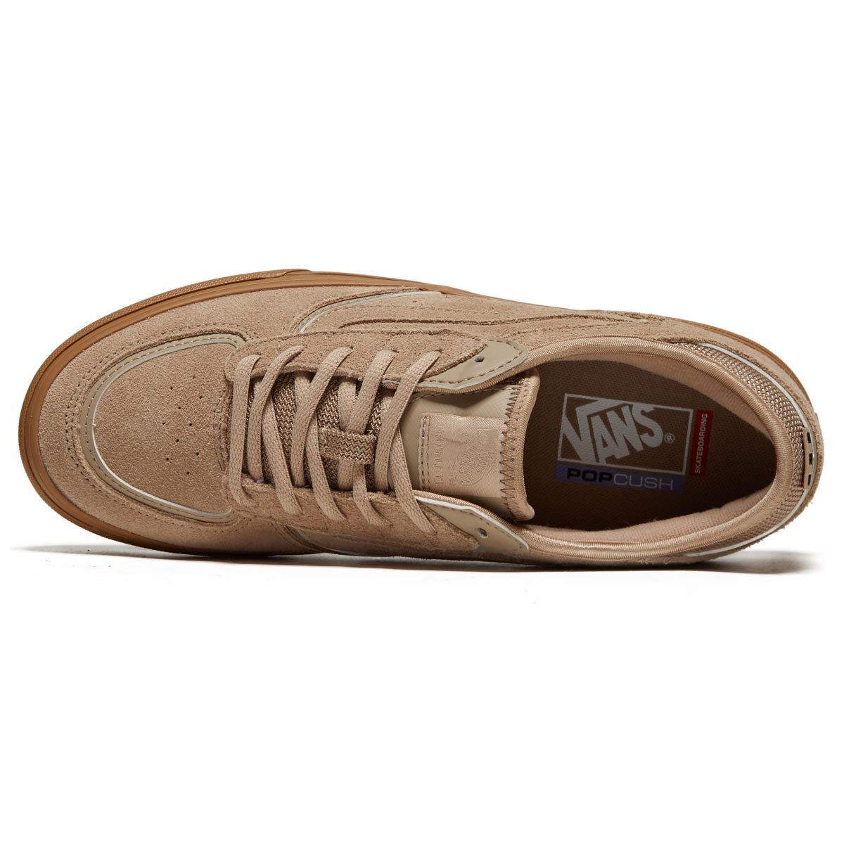 Vans Skate Rowley Shoes - Suede Tan/Gum image 3