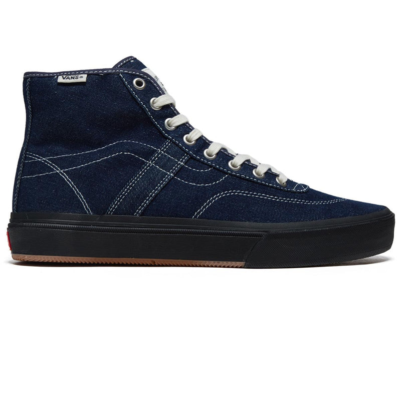 Vans Crockett High Decon Shoes - Denim Car Blue/Black