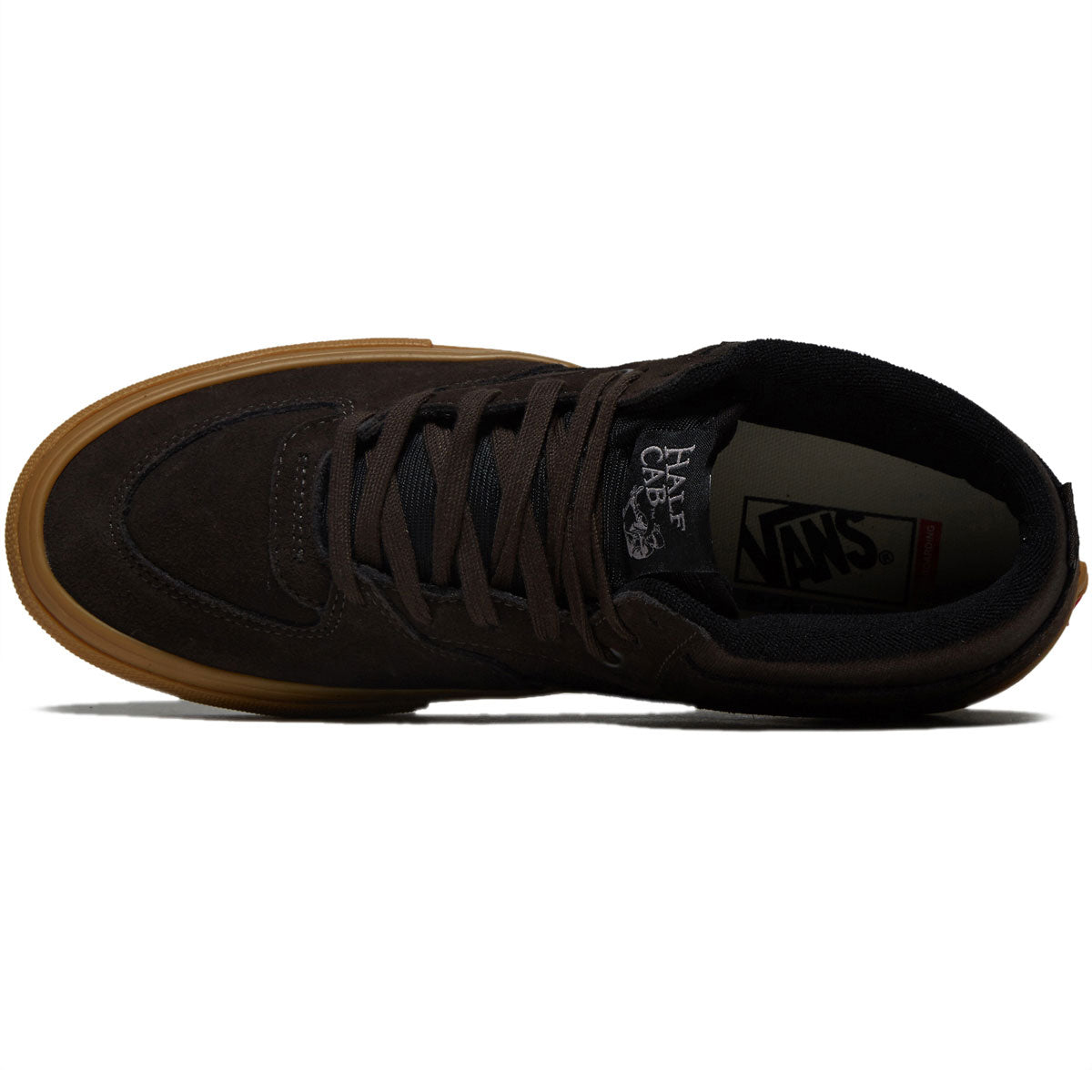 Vans Skate Half Cab Shoes - Brown Suede/Gum – Daddies Board Shop