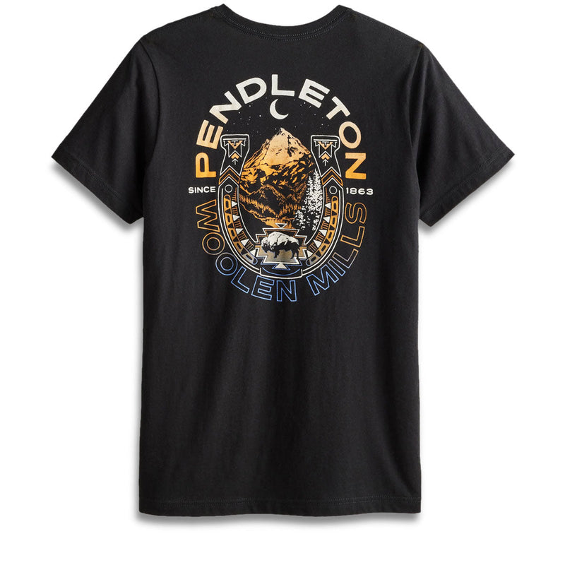 Pendleton Twilight Ranch Logo T-Shirt - Black/Multi