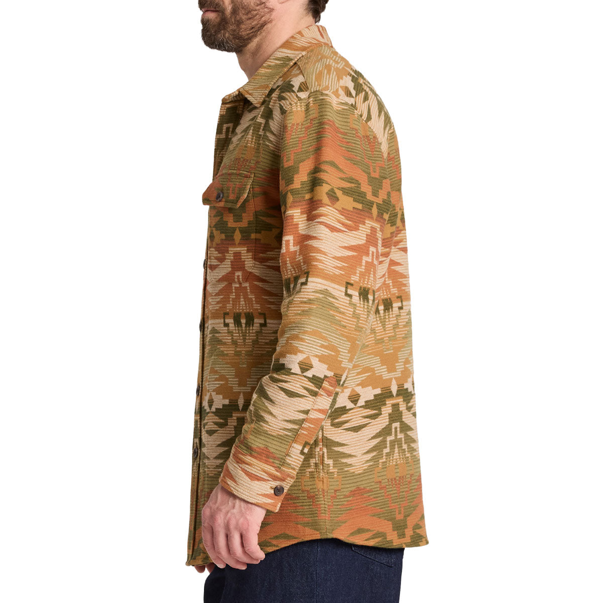 Pendleton Driftwood Chamois Long Sleeve Shirt - Sedona Olive image 4