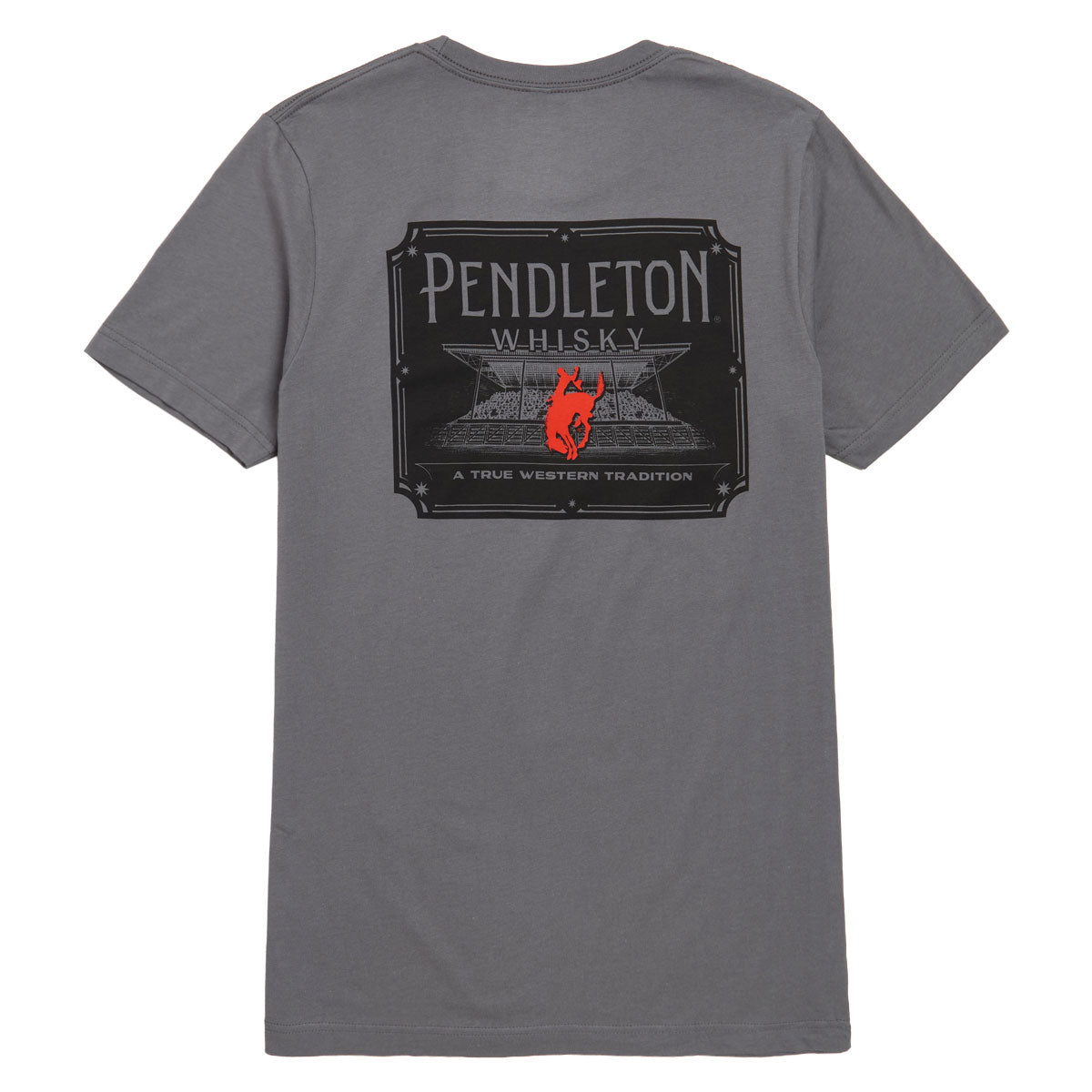 Pendleton Whisky Rodeo T-Shirt - Asphalt/Black image 1