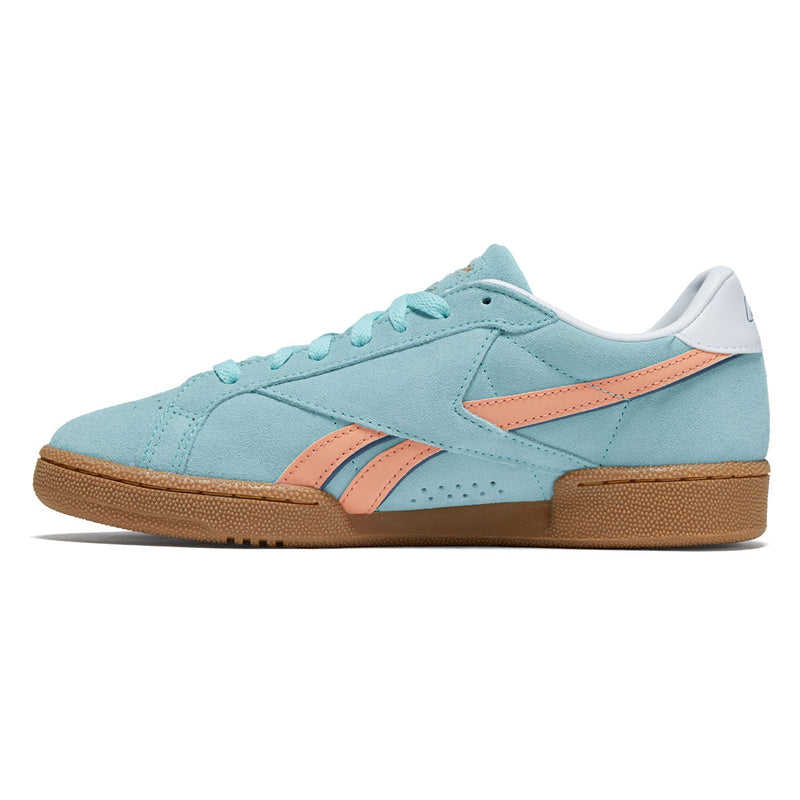 Reebok Club C Grounds UK Shoes - Ai Aqua/Sunkissed Orange/Gum