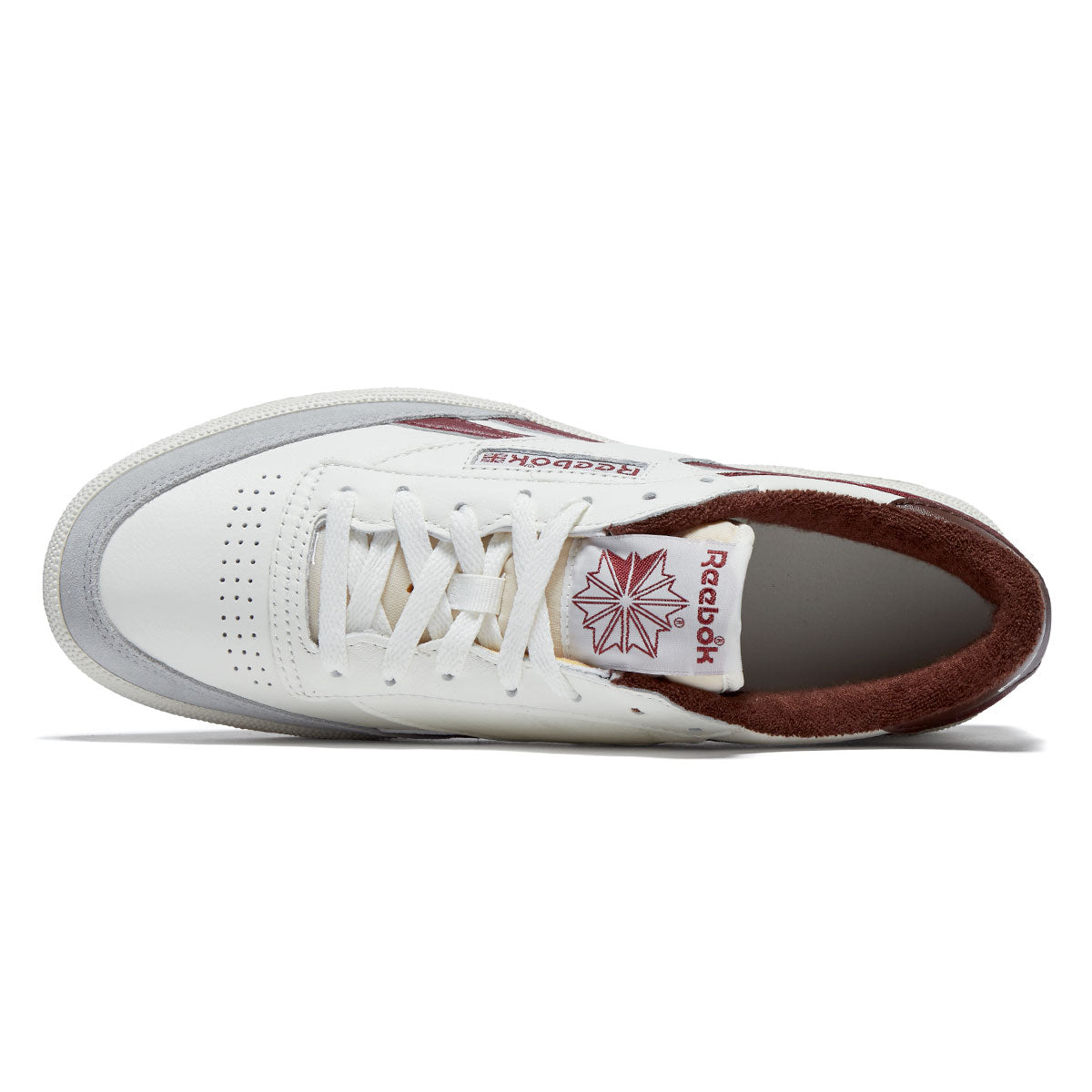 Reebok Club C Revenge Vintage Shoes - Chalk/Burgundy/Grey – Daddies Board Shop