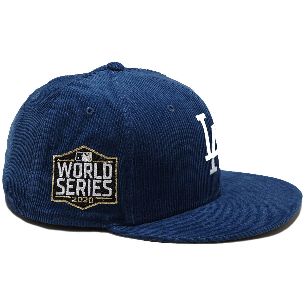 New Era Throwback Cord 17208 Los Angeles Dodgers Hat - Blue image 3