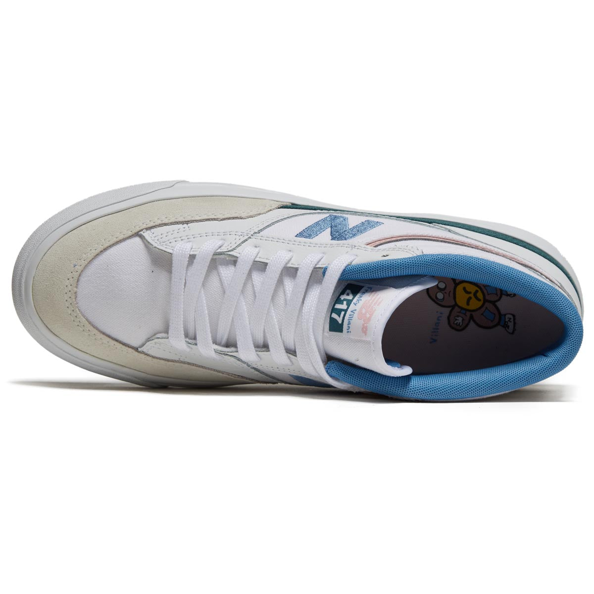 New Balance 417 Villani Shoes - White – Daddies Board Shop