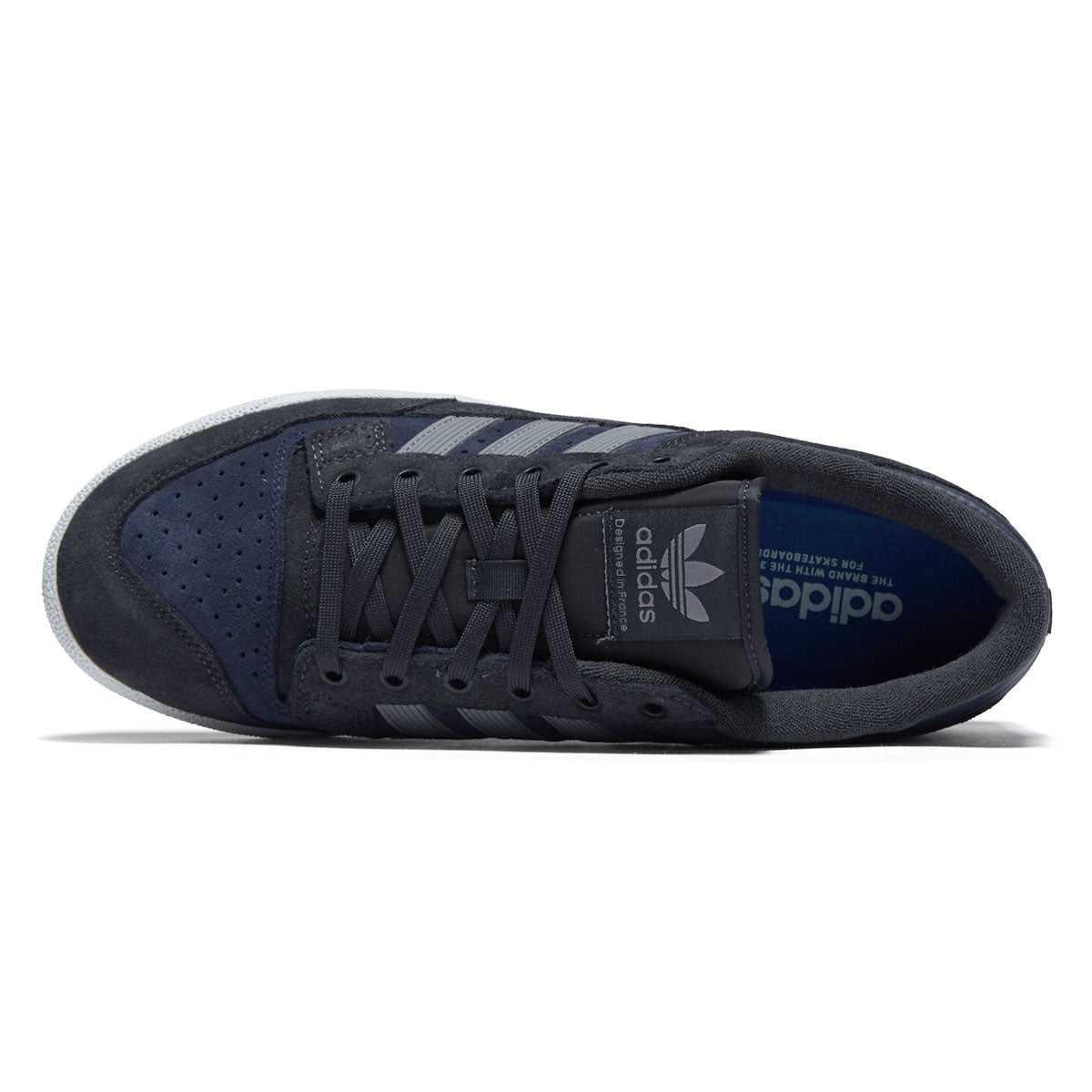Adidas Centennial 85 Low Adv Shoes - Carbon/Grey Heather/Navy – Daddies Board Sh