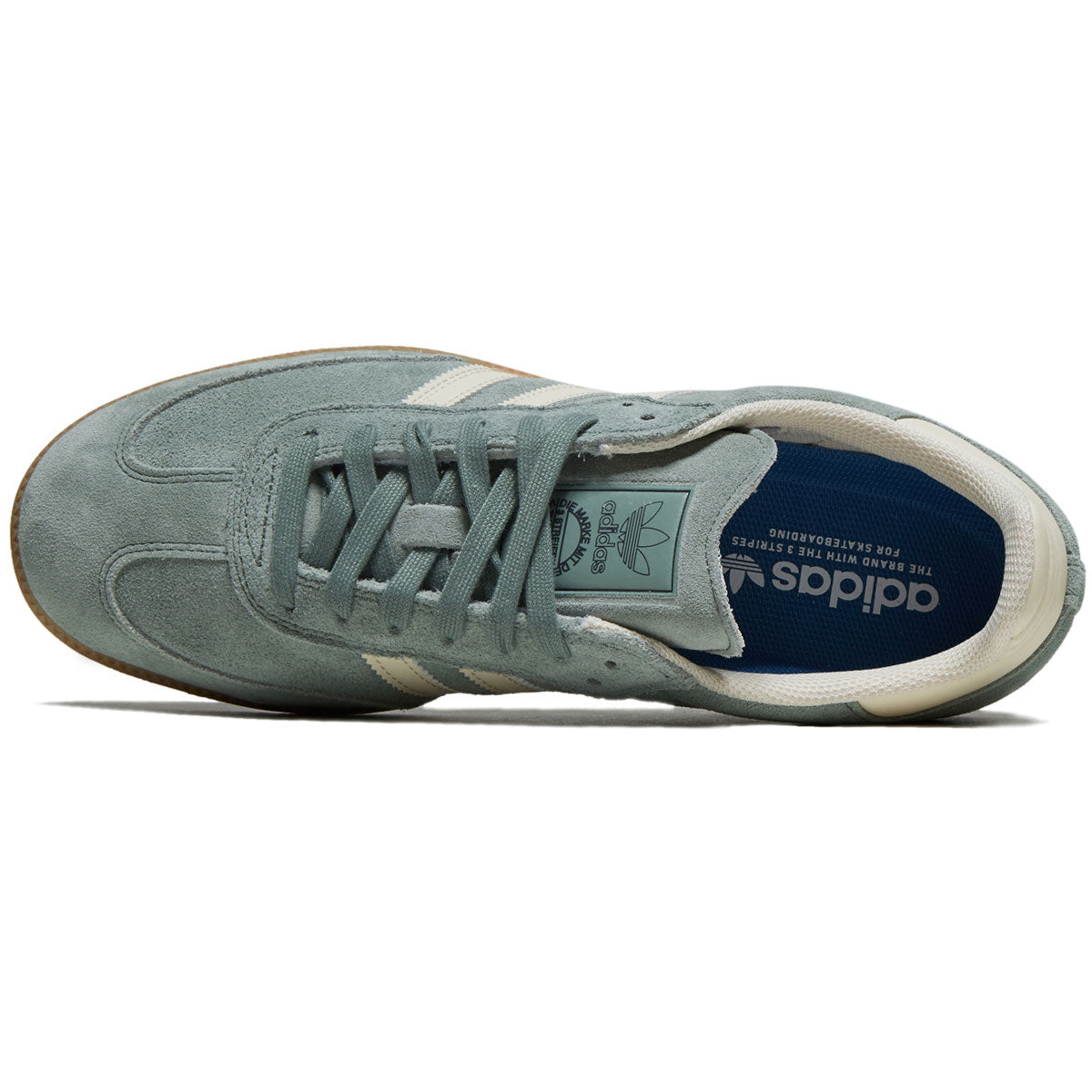 Adidas Samba Adv Shoes - Silver Green/Wonder Wheat/Gold Metallic – Daddies Board