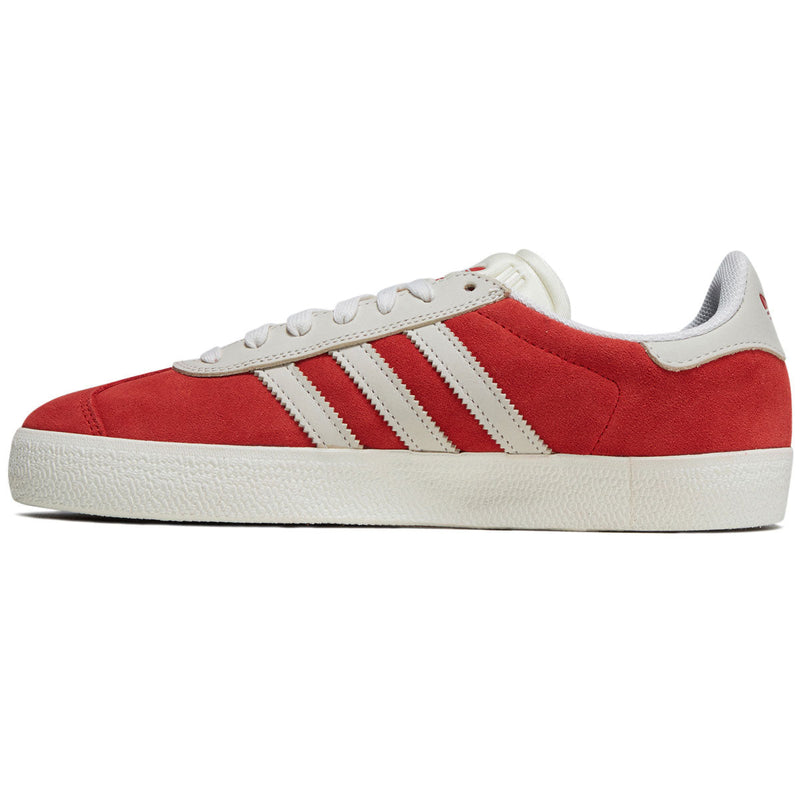 Adidas Gazelle Adv Shoes - Better Scarlet/Core White/Gold Metallic