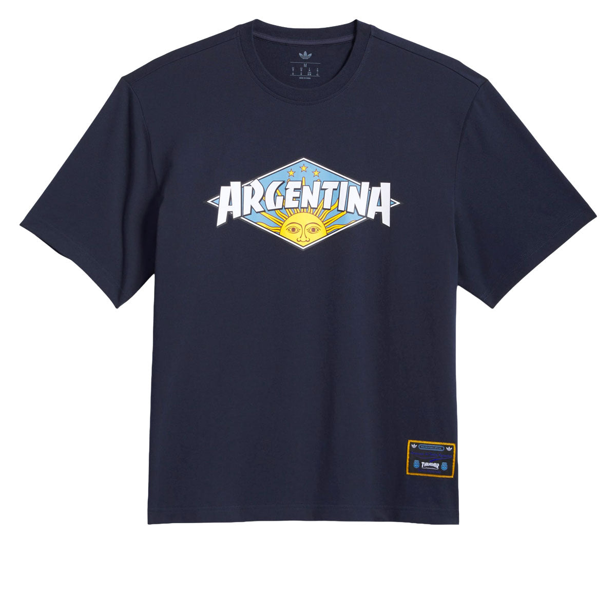 Adidas x Thrasher x AFA T-Shirt - Night Navy image 1