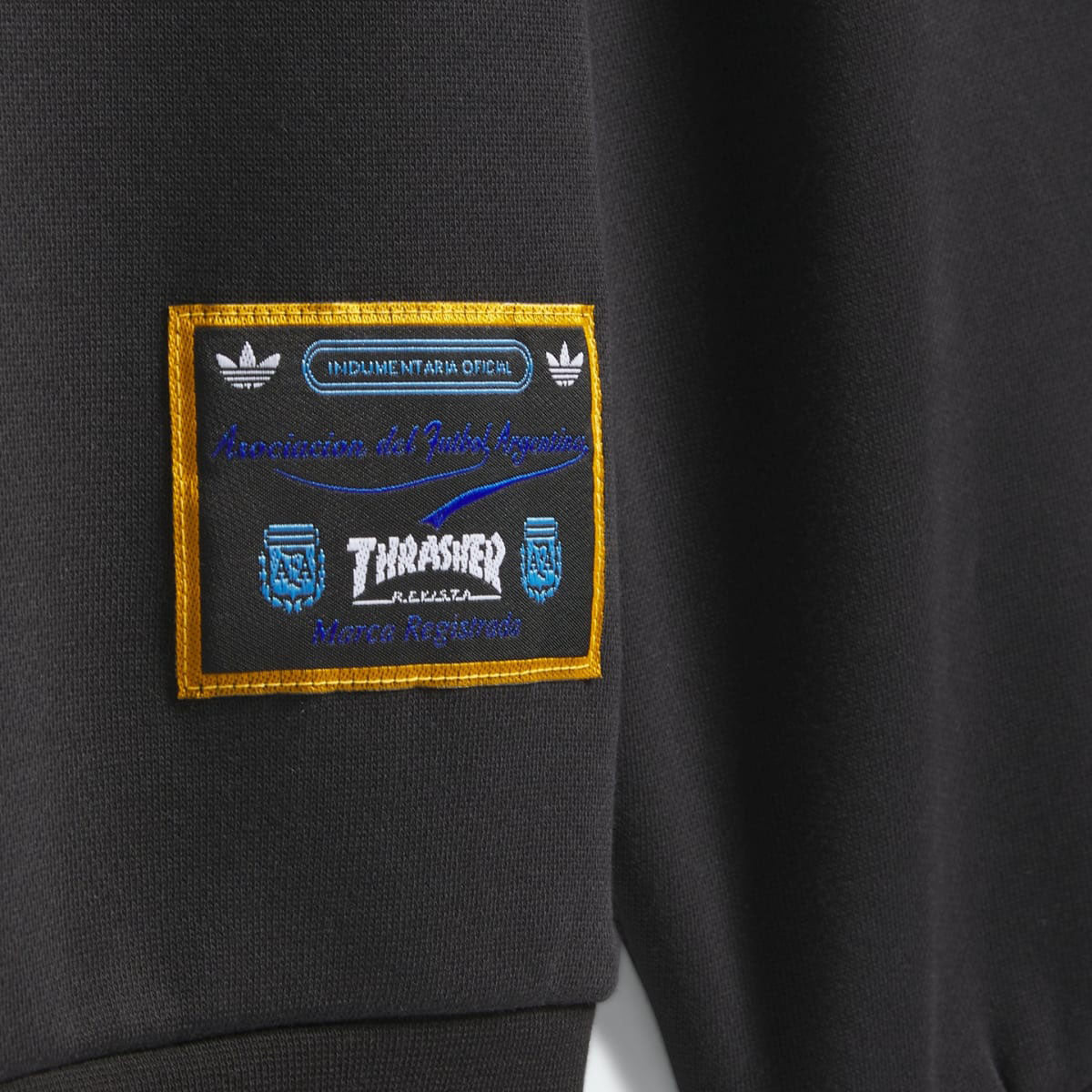 Adidas x Thrasher x AFA Crew Sweatshirt - Black image 3
