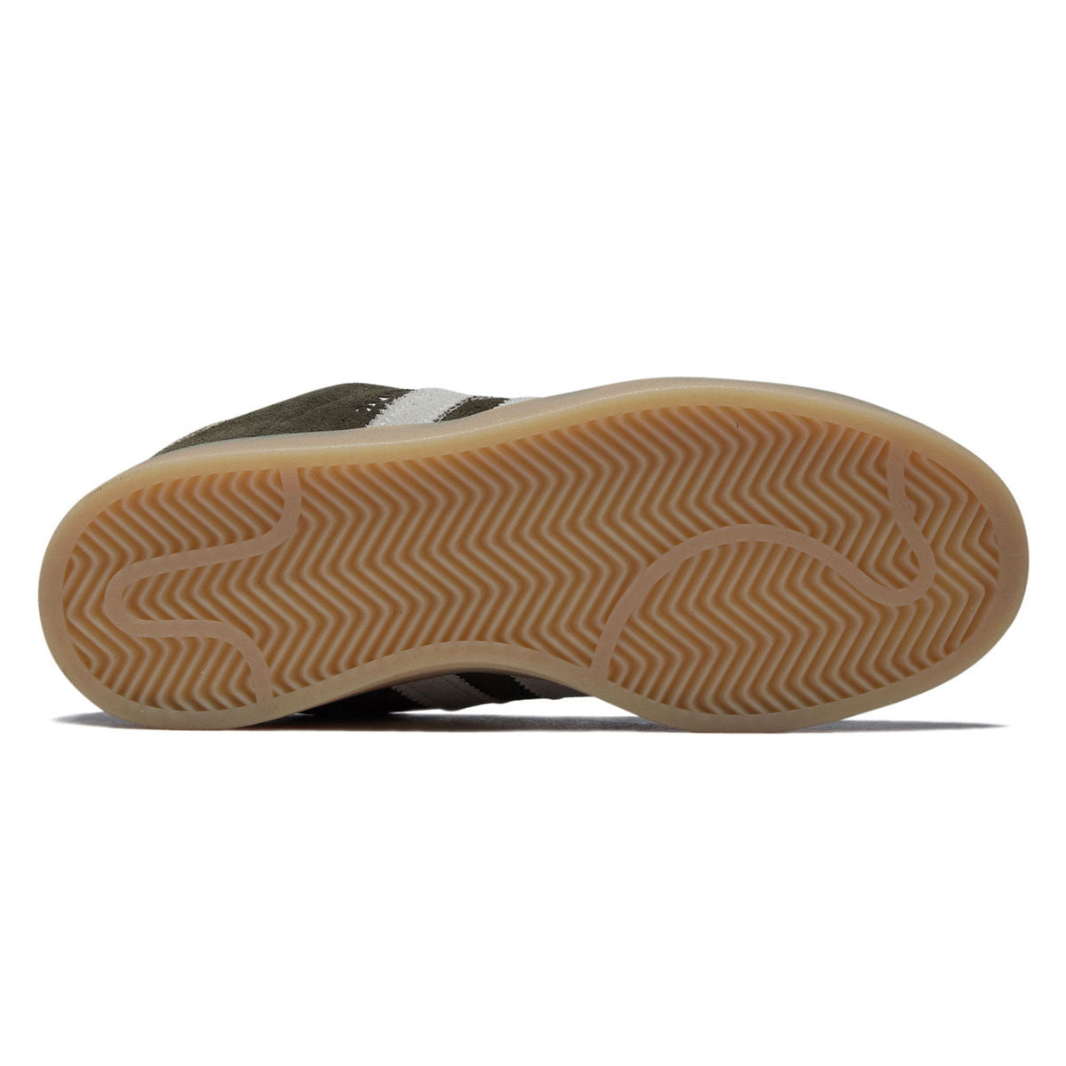 Adidas Campus 00s Shoes - Medium Dark Khaki/Off White/Gum image 4