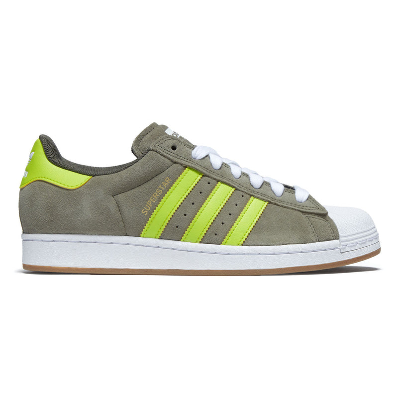Adidas Superstar ADV Shoes - Olive Strata/Yellow/Gold Metallic