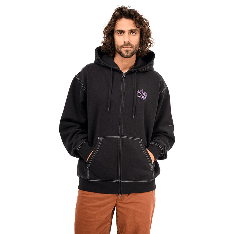 Vans Skate Swirl Zip Hoodie - Black