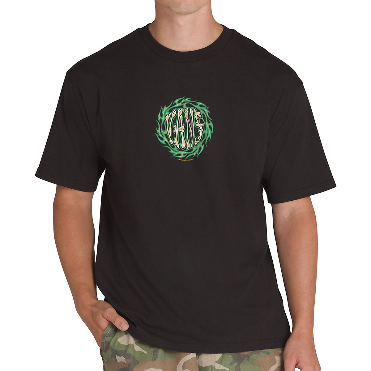 Vans 2k Flame T-Shirt - Black image 2