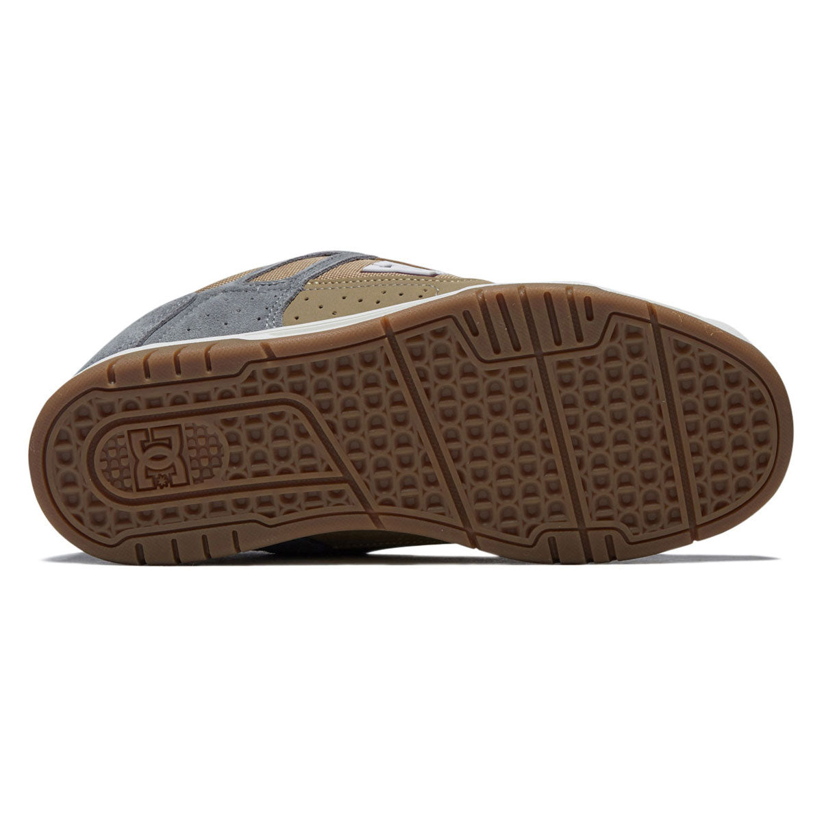 DC Stag Shoes - Tan/Grey/Dark Red image 4